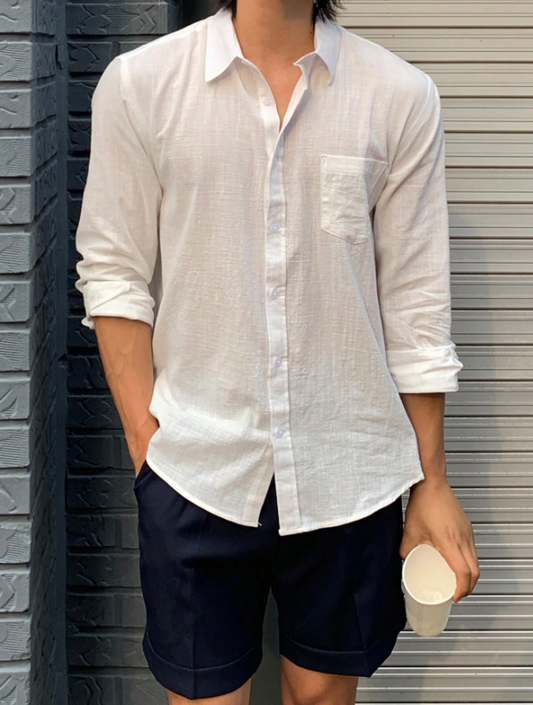 LINNEN ZOMERBLOUSE