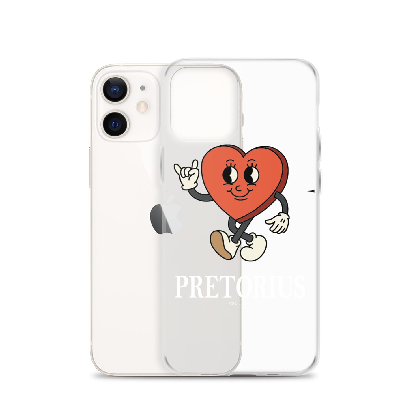 Pretorius Mr. Heart Clear iPhone Case