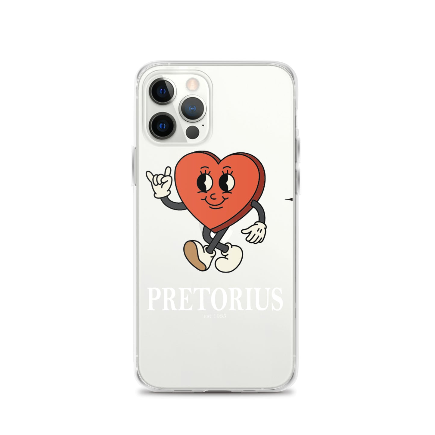 Pretorius Mr. Heart Clear iPhone Case