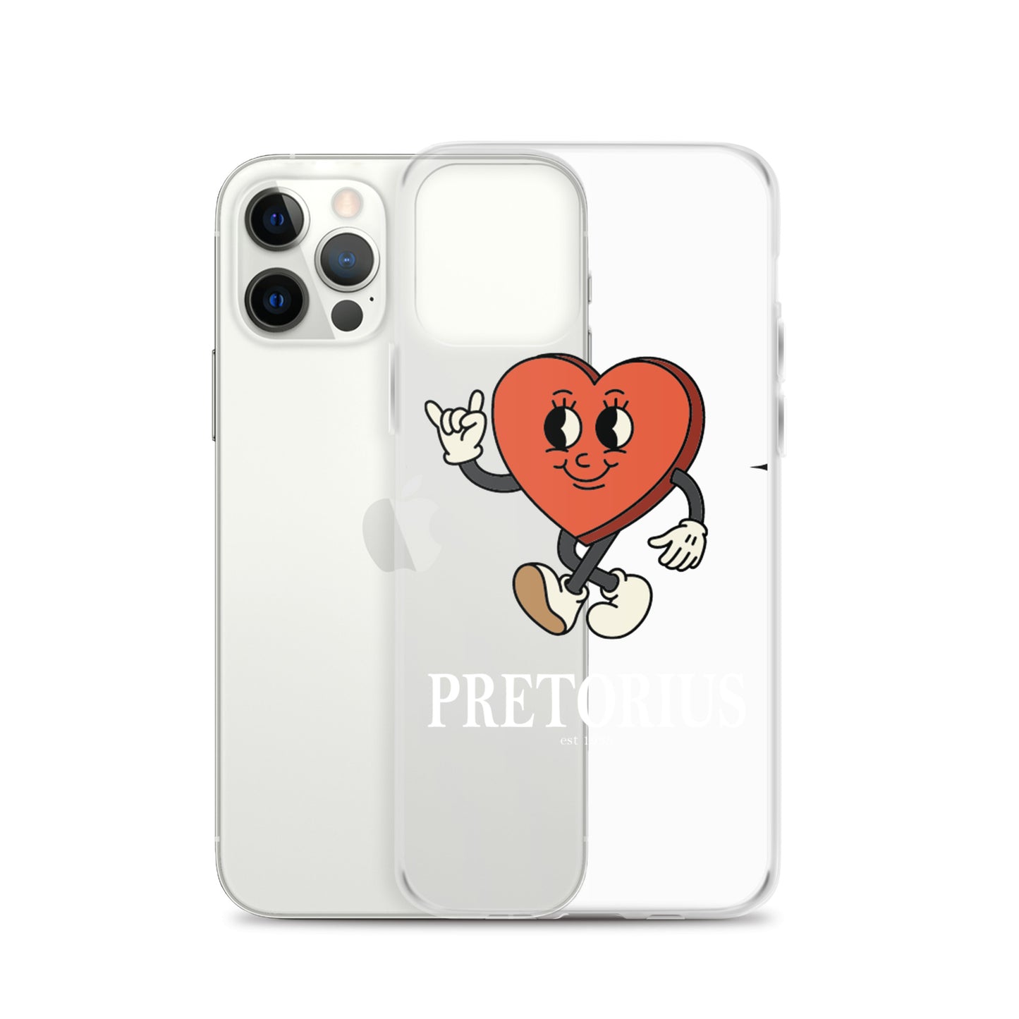 Pretorius Mr. Heart Clear iPhone Case