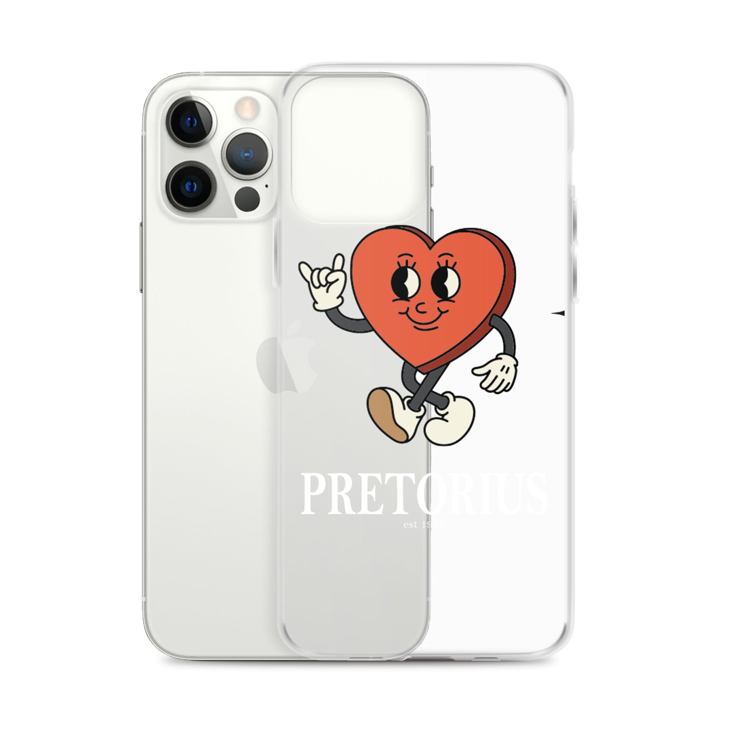 Pretorius Mr. Heart Clear iPhone Case