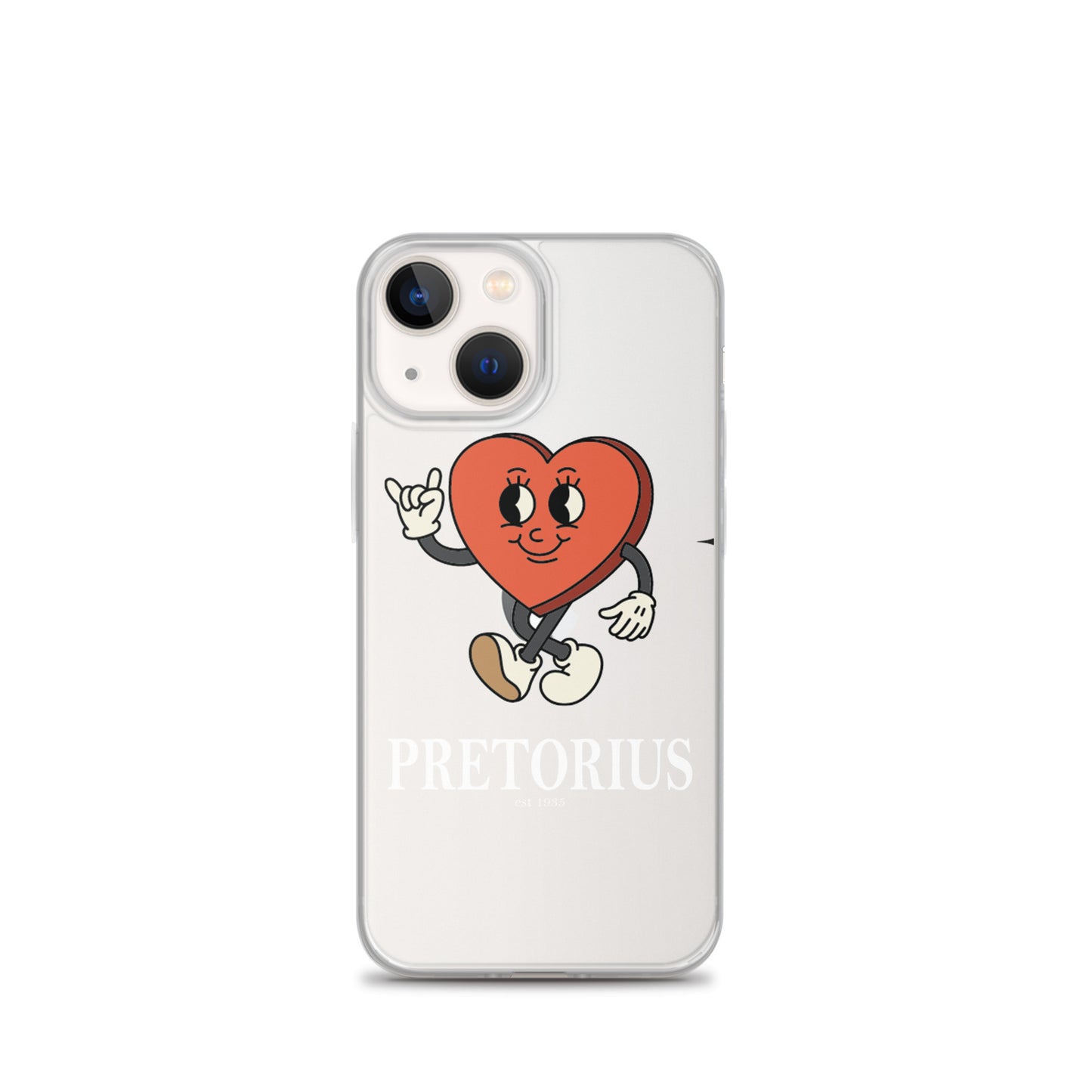 Pretorius Mr. Heart Clear iPhone Case