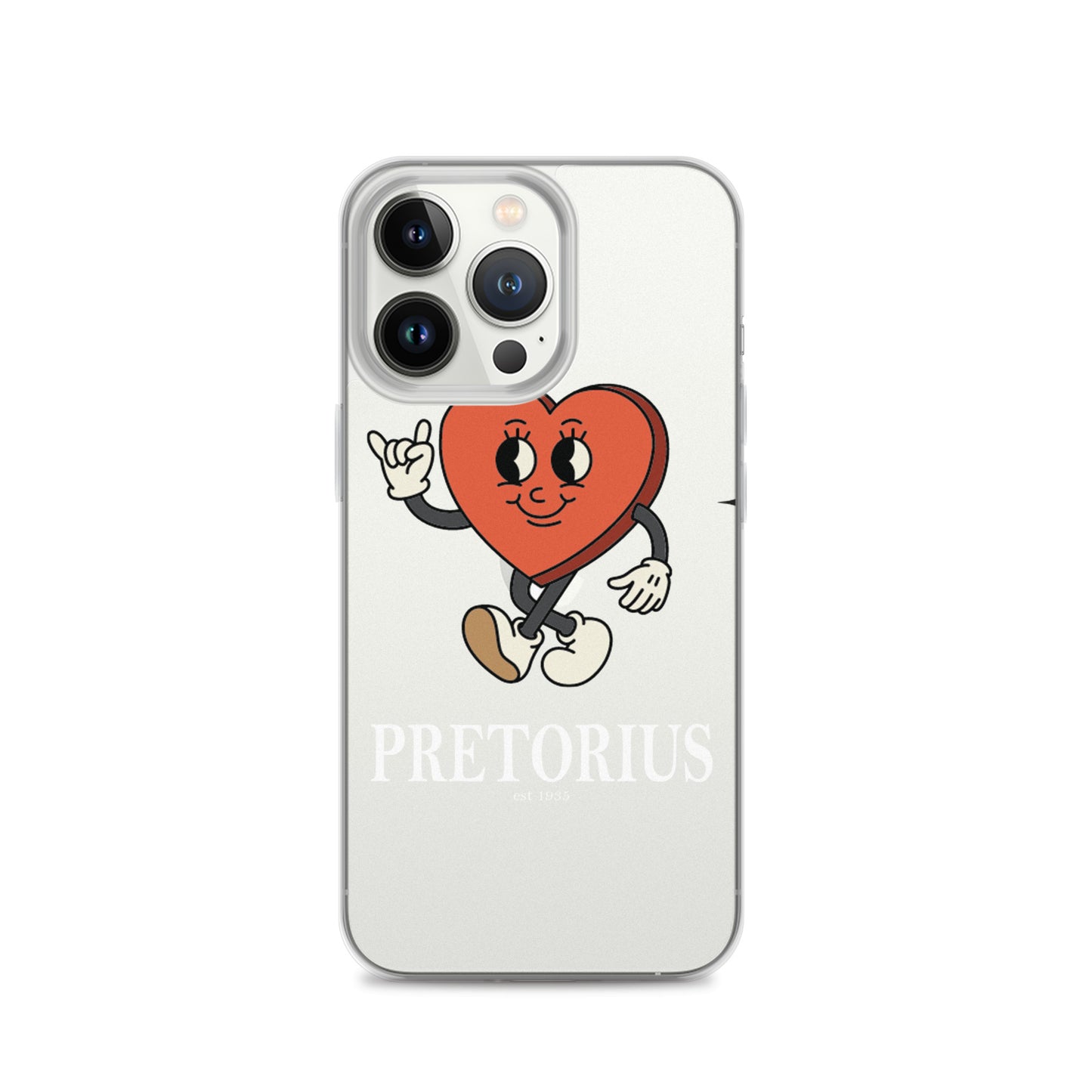 Pretorius Mr. Heart Clear iPhone Case