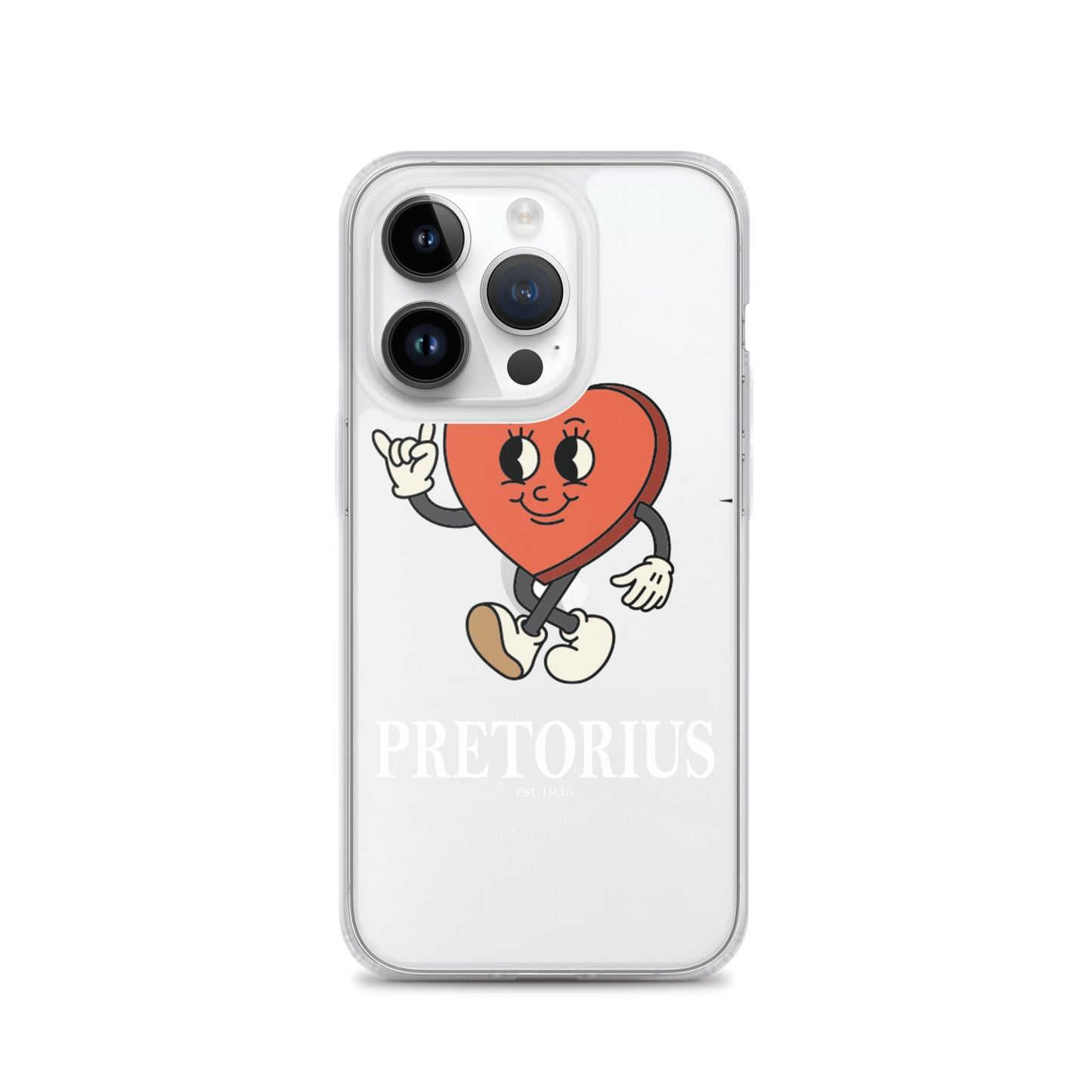 Pretorius Mr. Heart Clear iPhone Case