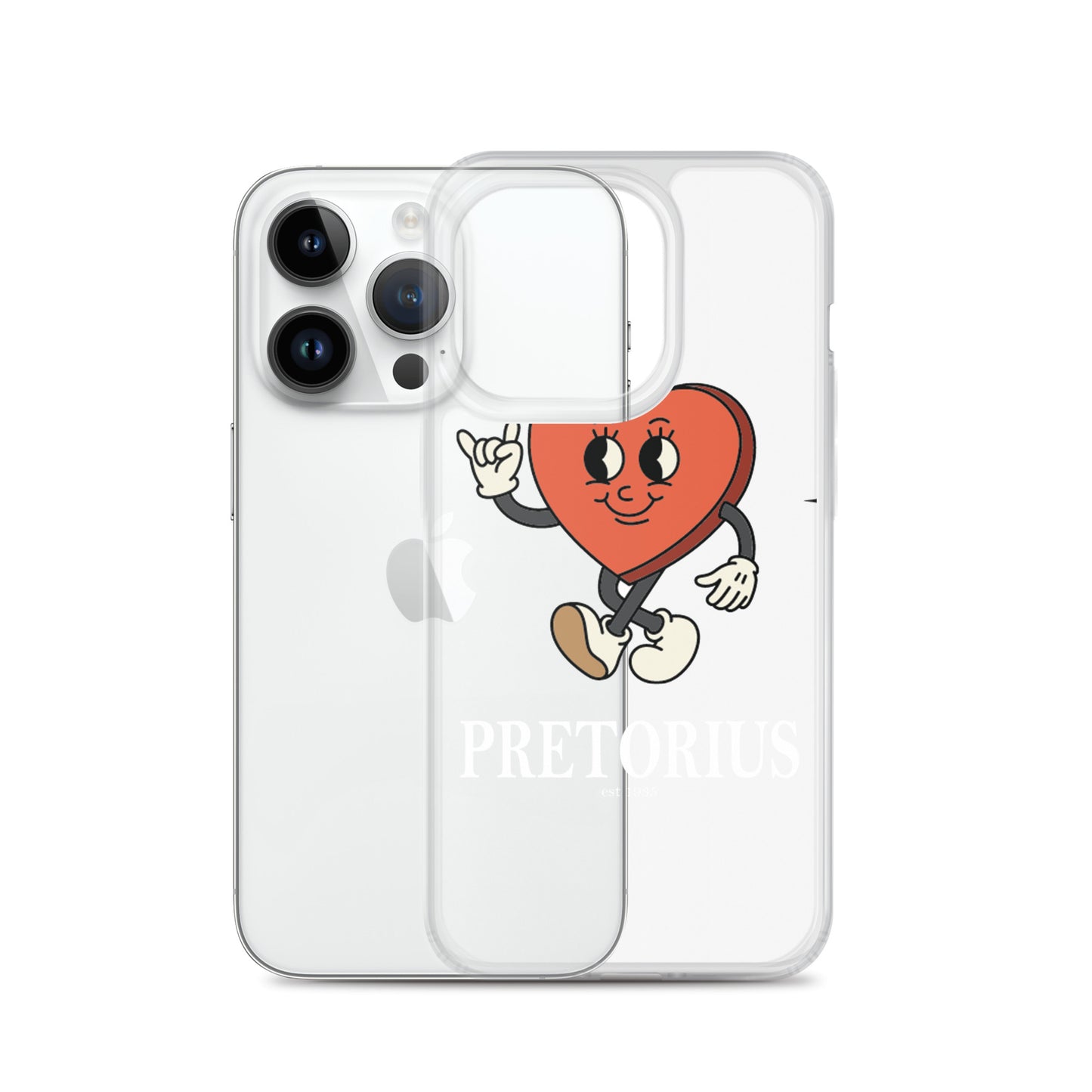 Pretorius Mr. Heart Clear iPhone Case