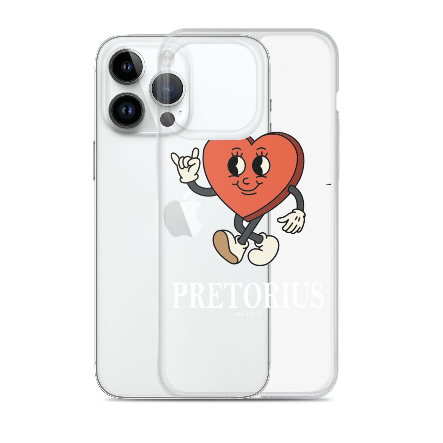 Pretorius Mr. Heart Clear iPhone Case