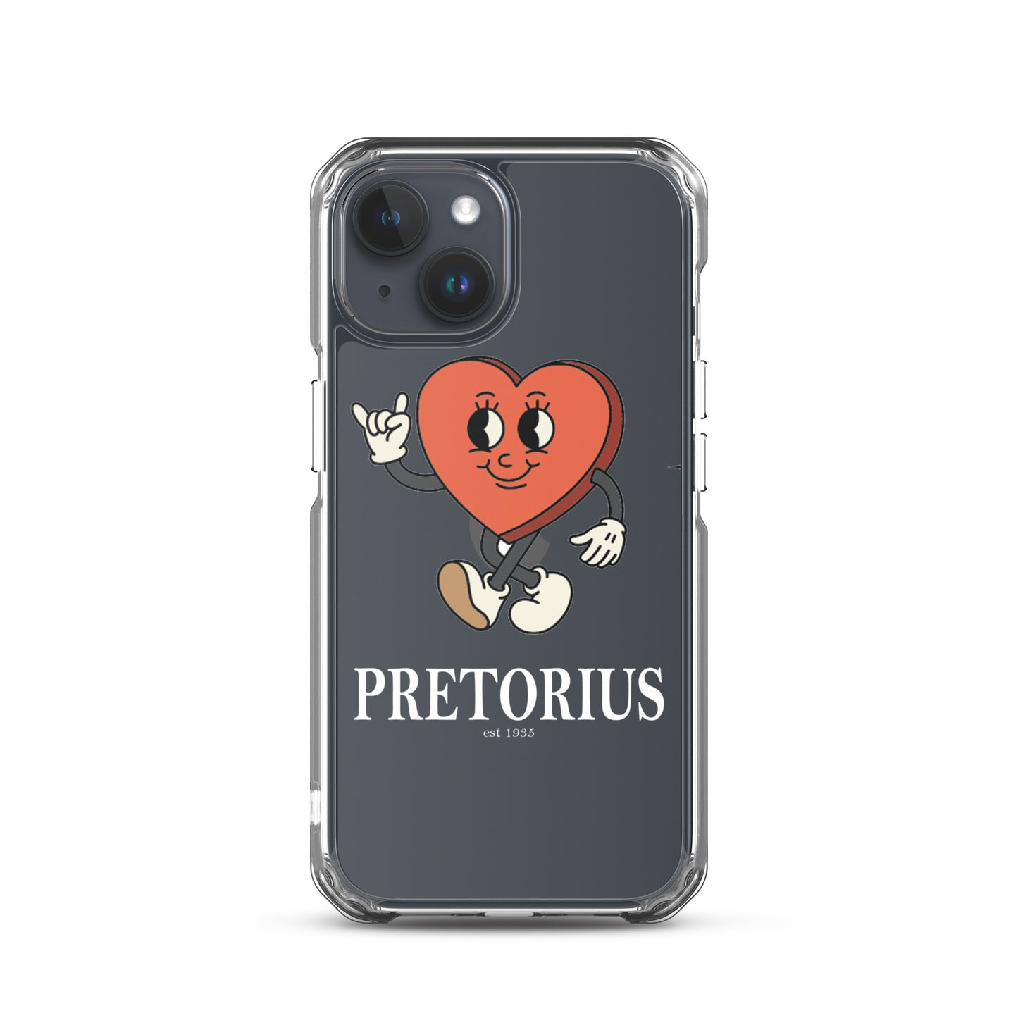 Pretorius Mr. Heart Clear iPhone Case