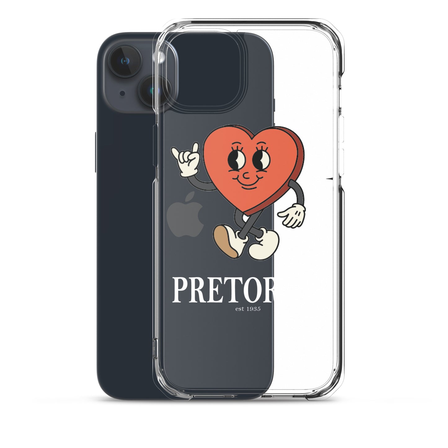 Pretorius Mr. Heart Clear iPhone Case