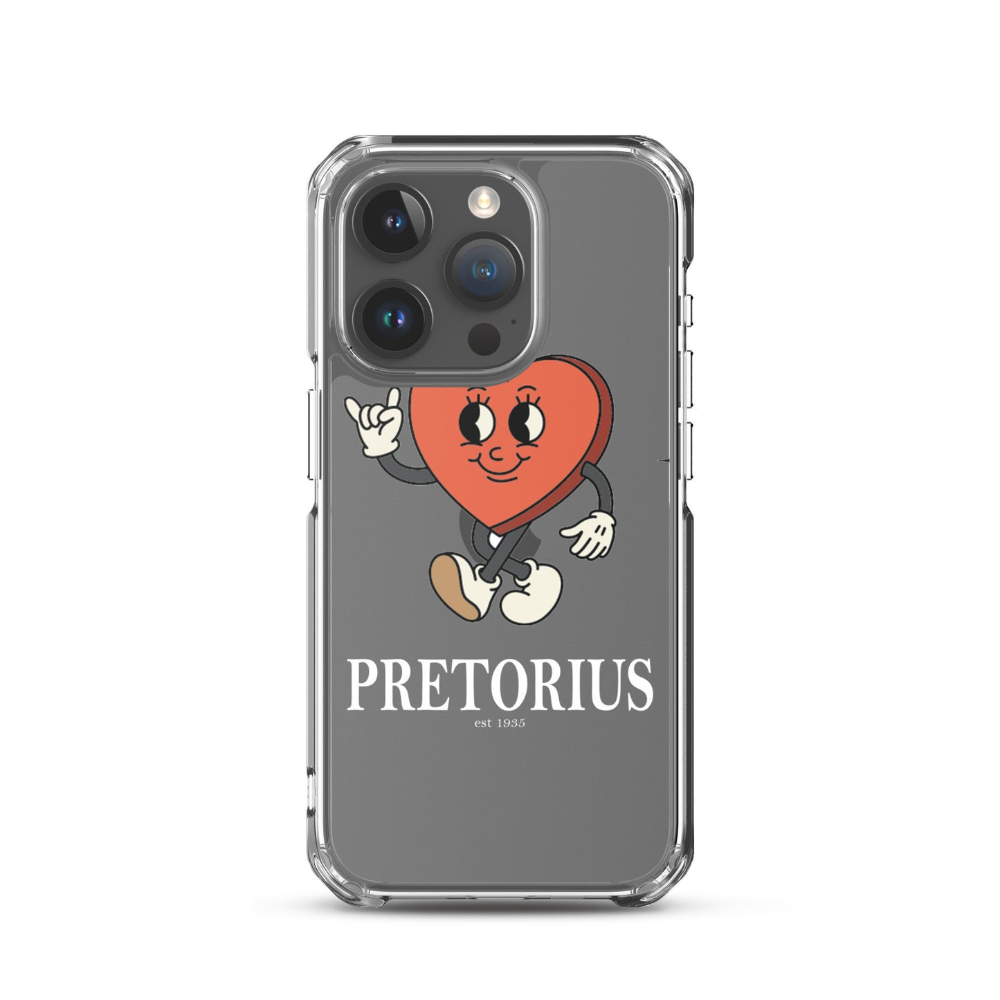 Pretorius Mr. Heart Clear iPhone Case