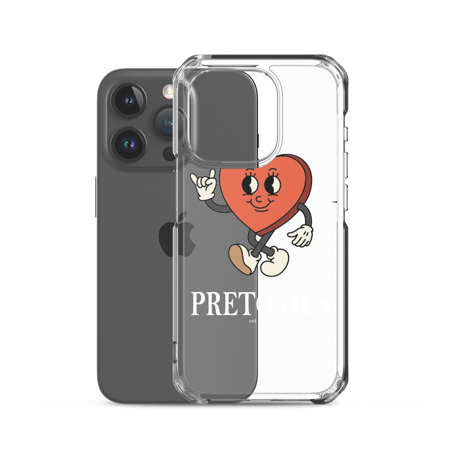 Pretorius Mr. Heart Clear iPhone Case