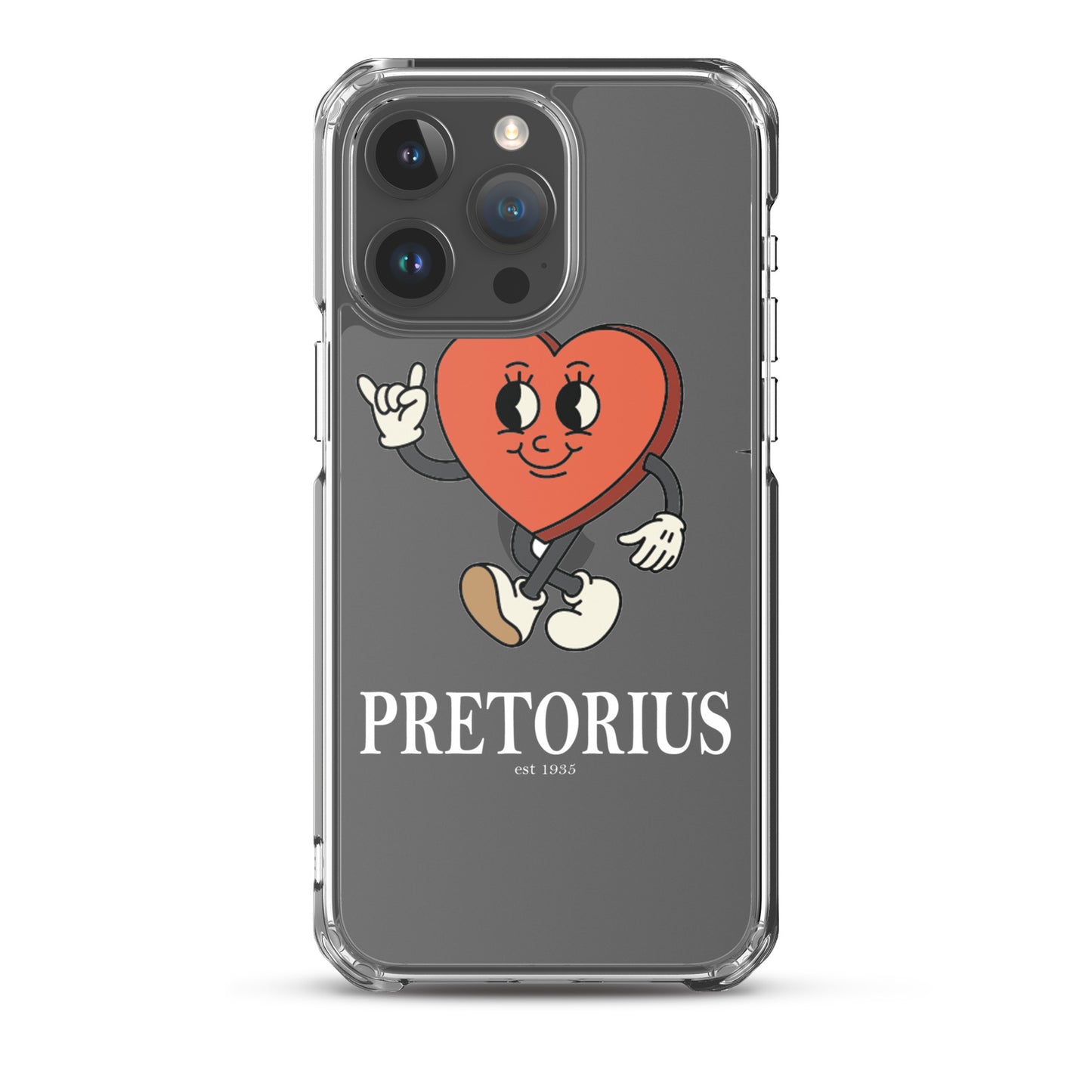 Pretorius Mr. Heart Clear iPhone Case