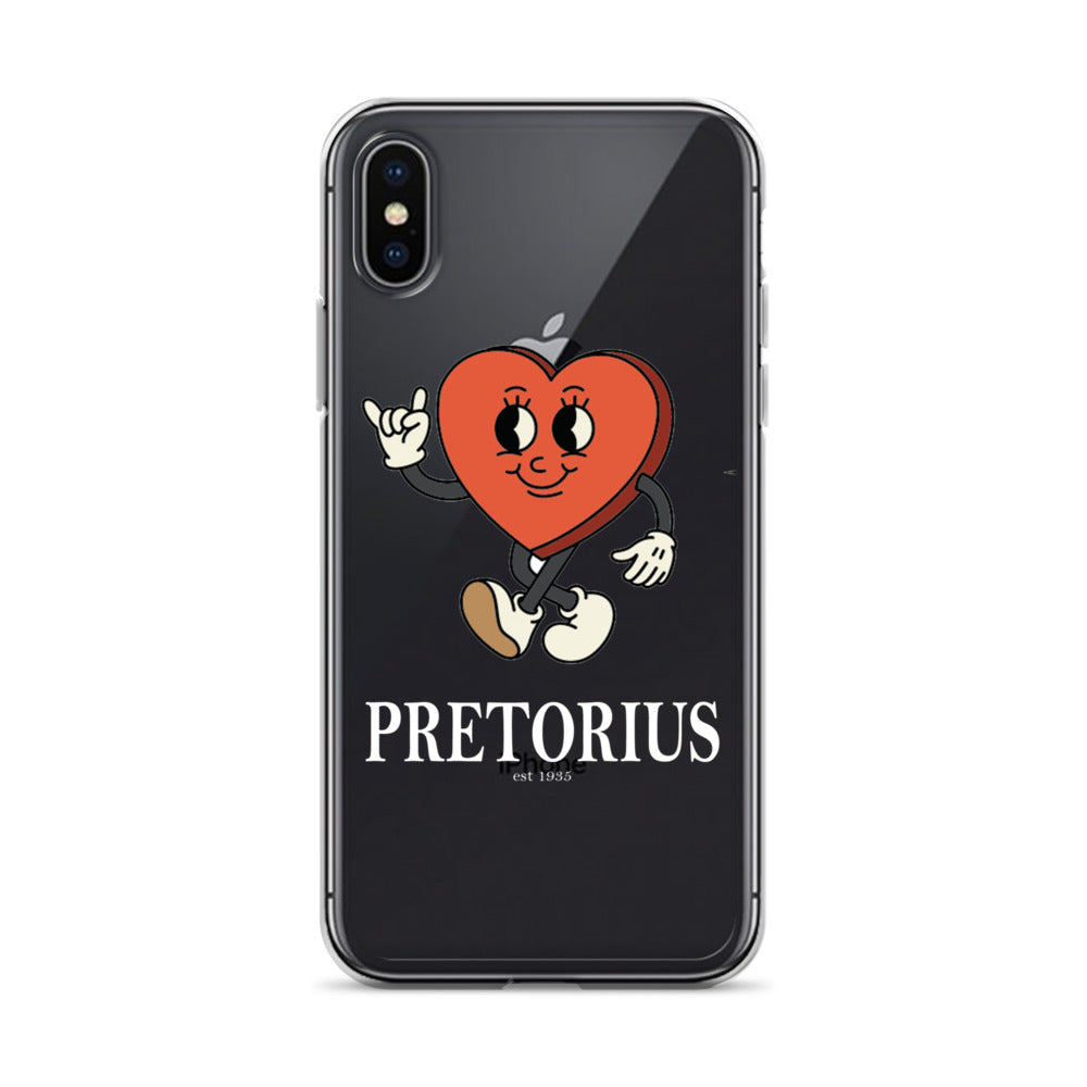 Pretorius Mr. Heart Clear iPhone Case