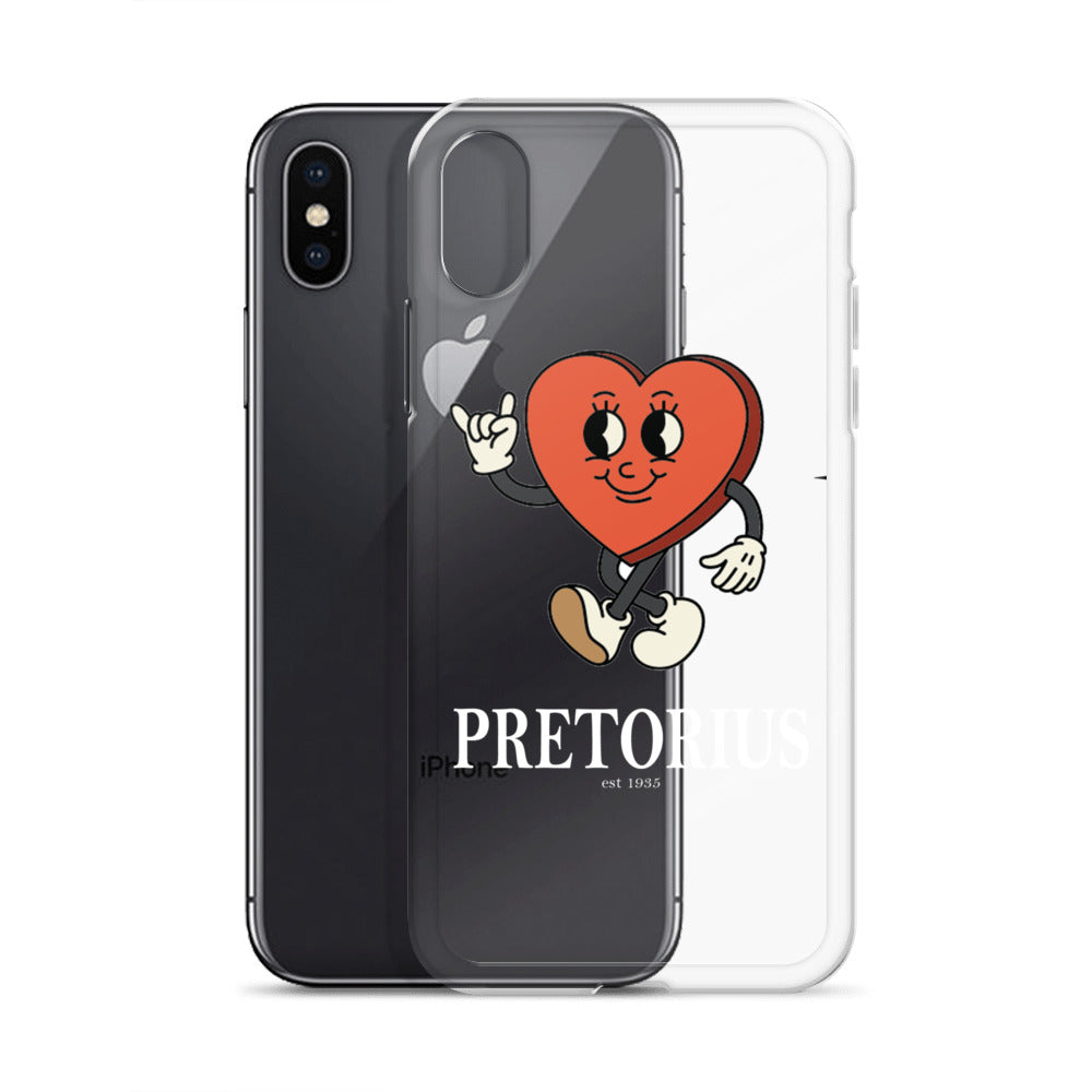 Pretorius Mr. Heart Clear iPhone Case