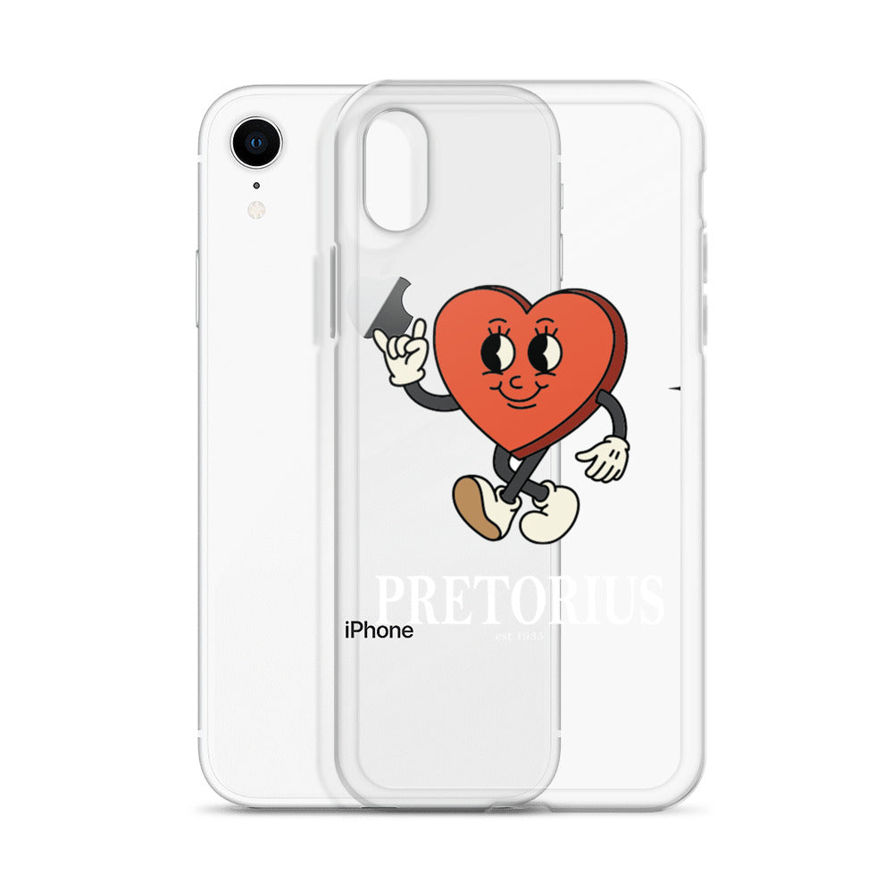 Pretorius Mr. Heart Clear iPhone Case