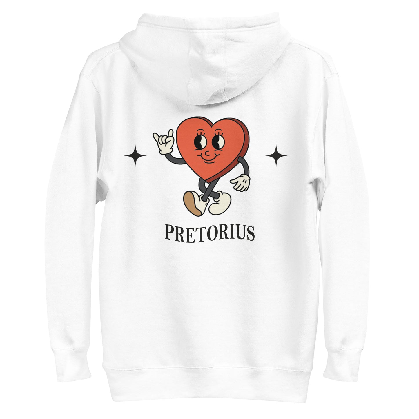 Pretorius Mr. Heart Hoodie White